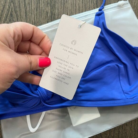 NWT Toluca Amina Bikini Top Waist Wrap Triangle Hydra Size XS/S - Picture 2 of 6